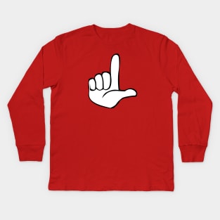 The Letter L Kids Long Sleeve T-Shirt